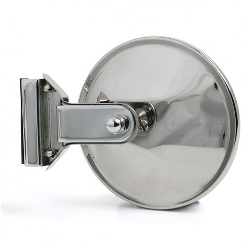 Overtaker Mirror - Glass Channel Mounted - Round - Flat image #1