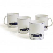 Set of 4 Classic Car Mugs