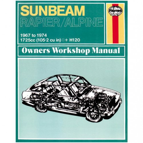 Sunbeam Alpine/Rapier & H120 Haynes Manual image #1