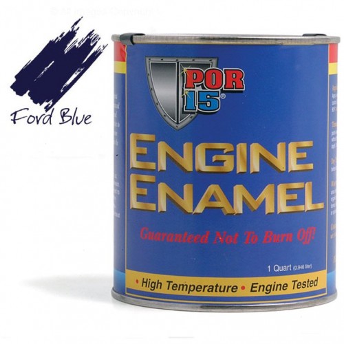 POR-15 Engine Enamel (Ford Blue) 0.473 litre image #1