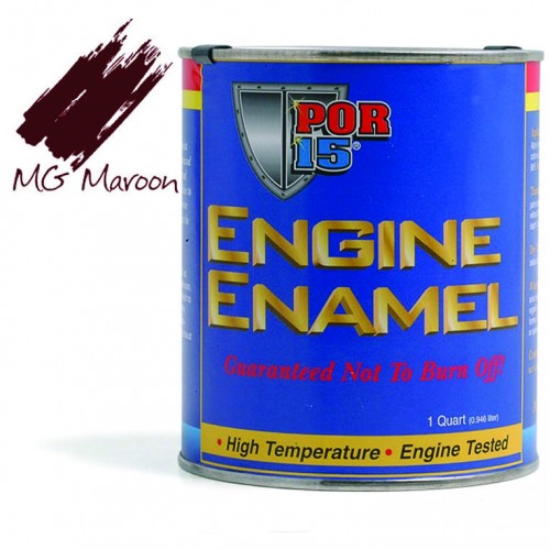 POR-15 Engine Enamel (MG Maroon) 0.473 litre image #1