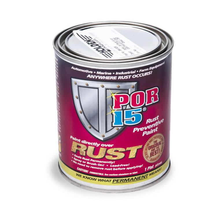 POR-15 Rust Preventative Paint - Grey - 0.473 litre