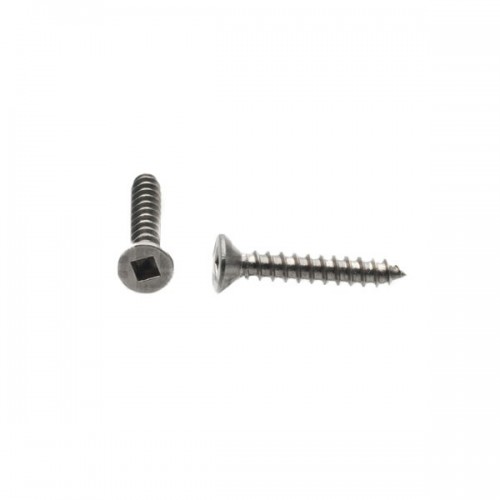 Robertson Screw No 3.5 Full Flat Countersunk Zinc 25mm long. Sold as a packet of 200 image #1