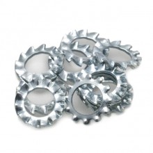 External Lock Washer - 1/4 in - Packet of 10