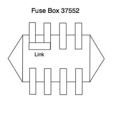                                             Lucas 7FJ Fuse Box for four Glass Type Fuses
                                           