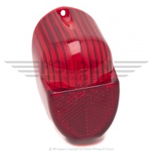 Lucas L672 Type Rear Lamp Lens Only - Red
