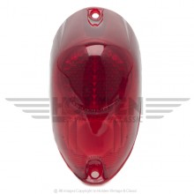 Lucas L549 Type Rear Lamp Lens Only - Red