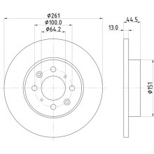 Brake Disc For Mg Mg Zr 105 06-1901 To 04-1905