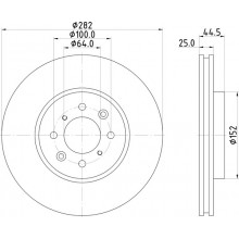 Brake Disc For Mg Mg Zr 160 06-1901 To 04-1905