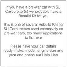 Rebuild Kit for one HS2 Carburettor