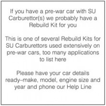 Rebuild Kit for one H1 Carburettor