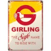 Girling Safe Name 8x12" Vintage Metal Sign image #1