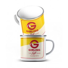 Girling Safe Name Enamel Mug (Single Mug)
