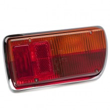 Lucas L807 Rear Lamp Assembly, Right Hand, Amber and Red Lens