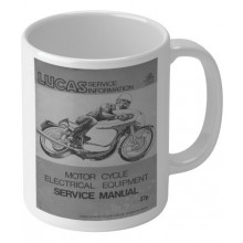 Lucas Motorcycle Service Info Mug (Single Mug)