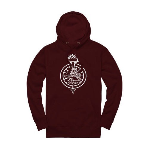 Lucas Flambeau Pullover Hoodie - Burgundy image #3