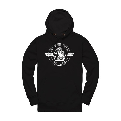 Lucas Lion Pullover Hoodie - Black image #2