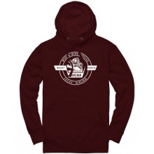 Lucas Lion Pullover Hoodie - Burgundy