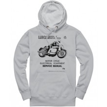 Lucas Motorcycle Service Manual Pullover Hoodie - Heather Grey