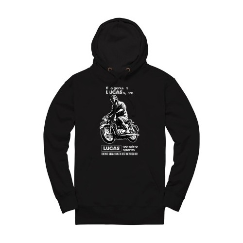 Lucas Motorcycle Spares Pullover Hoodie - Black image #2