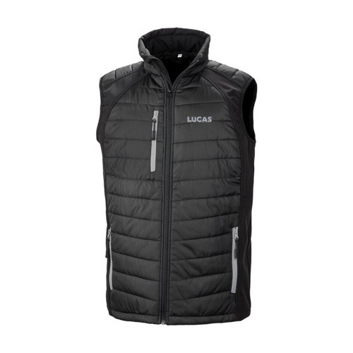 Lucas Text Padded Softshell Gilet image #1