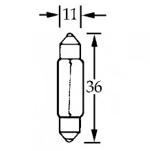 Bulb Festoon 6v 10w  LLB1059