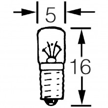 12v 1.5w LES E5 Cap