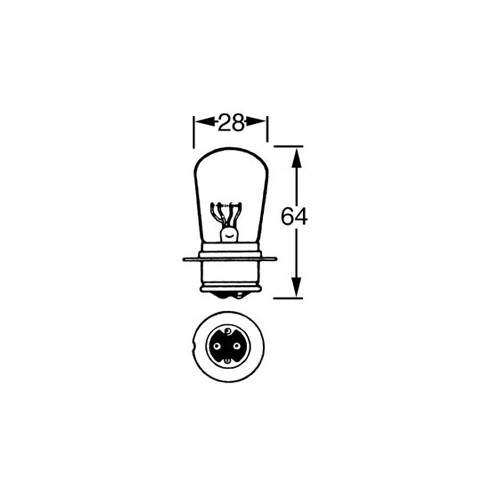 Headlamp Bulb 50/40w image #1