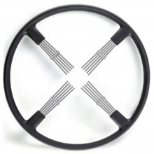 Bluemels Steering Wheel - 15 1/2 inch diameter - Black