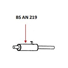 SILENCER AND TAIL PIPE for SPRITE MK1/MK2 (1959 - 1964)