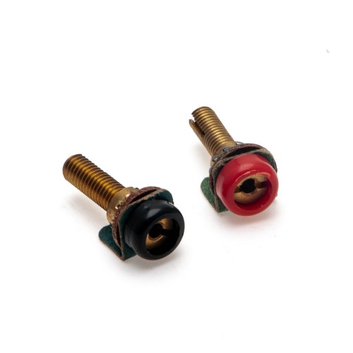 Pair of Sockets Red/Black