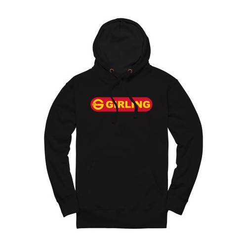 Girling Pullover Hoodie in Black