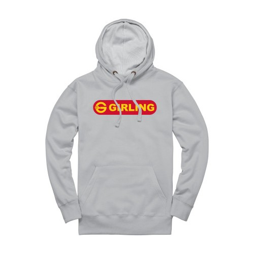 Girling Pullover Hoodie in Heather Grey