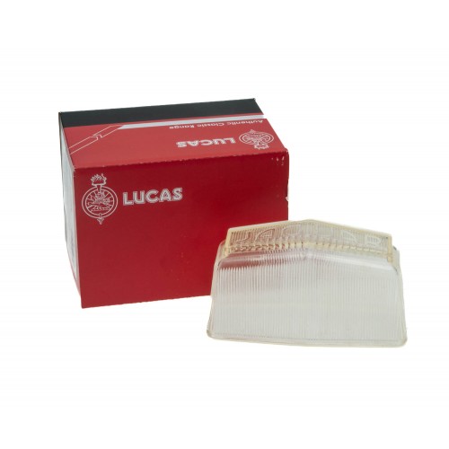 Lucas 512 Rear Lens Clear. Fits Jaguar Mk 1,2,7,9, 240,340 and XK150