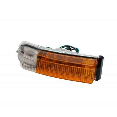 Allmakes Discovery 2 Front Left Indicator Lamp - Amber Lens, Black Housing (Up To 03)