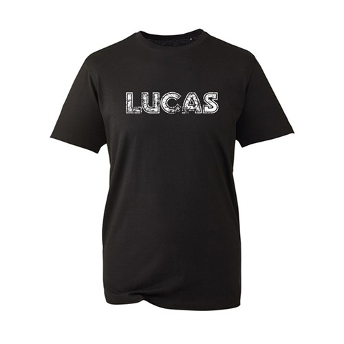 Lucas Distresd TShrt in Black