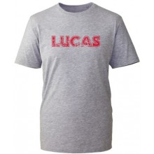 Lucas Distresd TShrt in Heather Grey