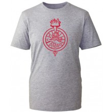 Lucas Flam. T-Shirt in Heather Grey