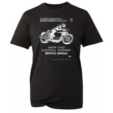 Lucas M/Cycle T-Shrt in Black