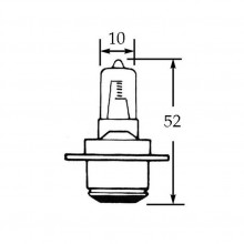 12v Halogen Bulb for BPF Fog & Spotlamps - 48w LLB185H