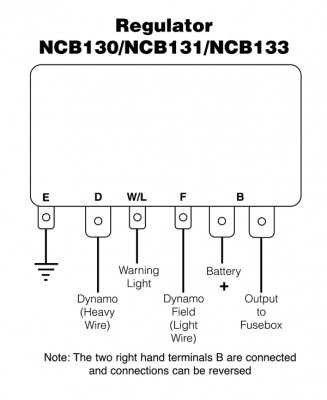                                             Dynamo Regulator Control Box type RB340 / NCB130
                                           