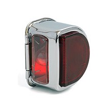 Rear Lamp 'D' type without bar - Chrome