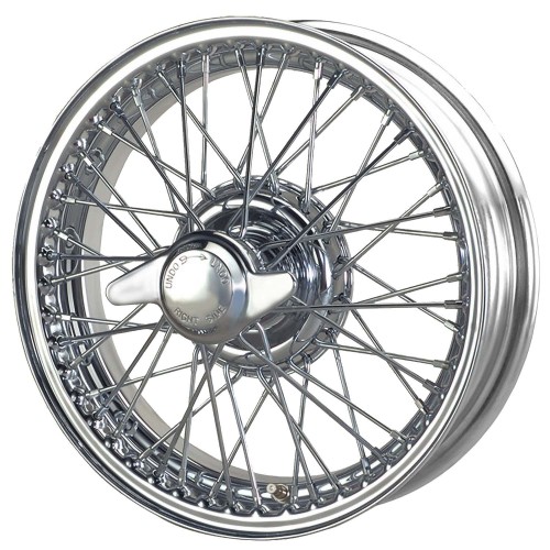 Chrome Wire Wheels Austin Healey 100/4 & 100/6; Lotus Elite; MGA; MG TD; MG TF; Reliant Sabre 4 & 6;